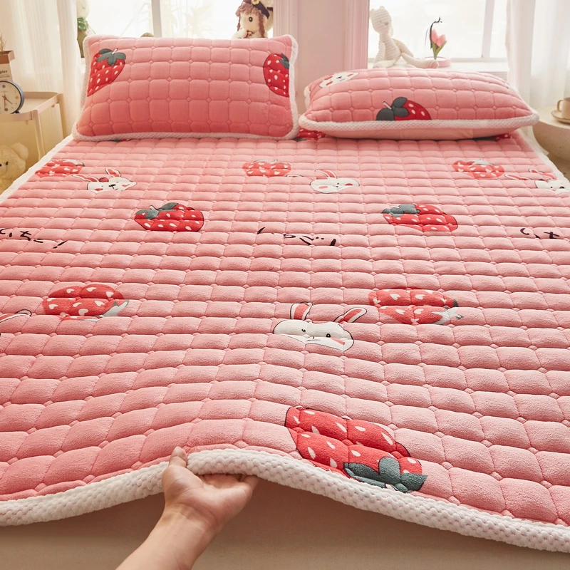 牛奶绒床垫冬季毛毯软垫家用褥子垫被单人学生宿舍垫被褥铺床铺底