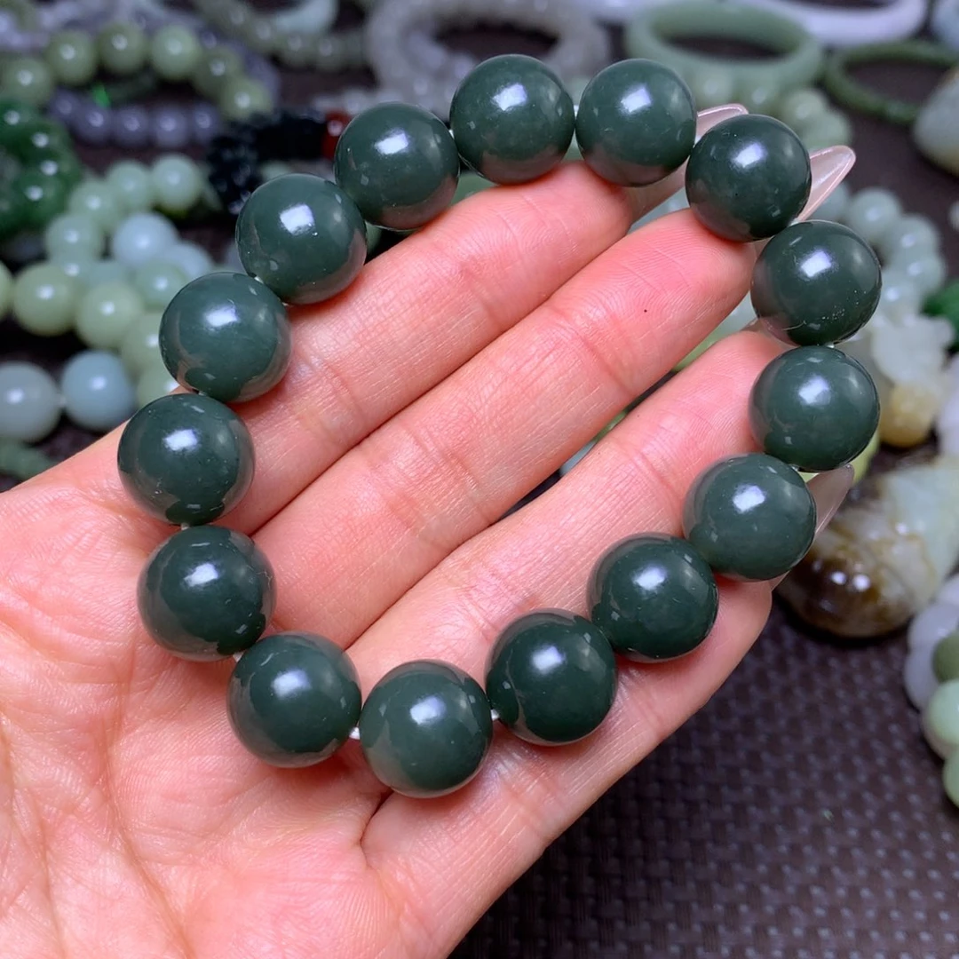 未镶嵌手串和田玉卡14