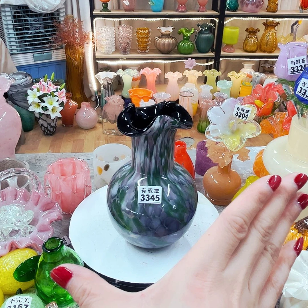 琉璃花瓶瑕家悦琉璃花瓶花器