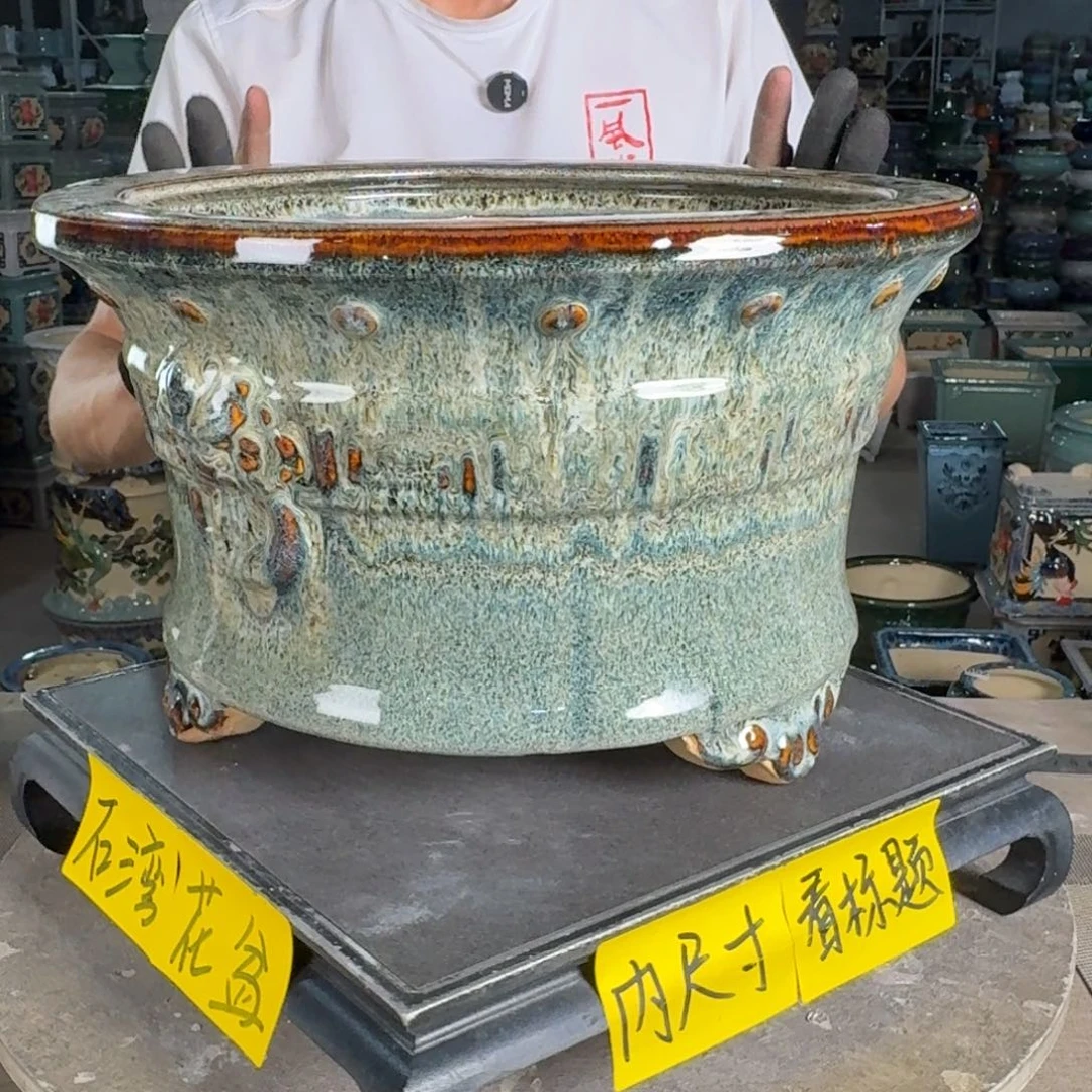一风堂石湾花盆 内29*17