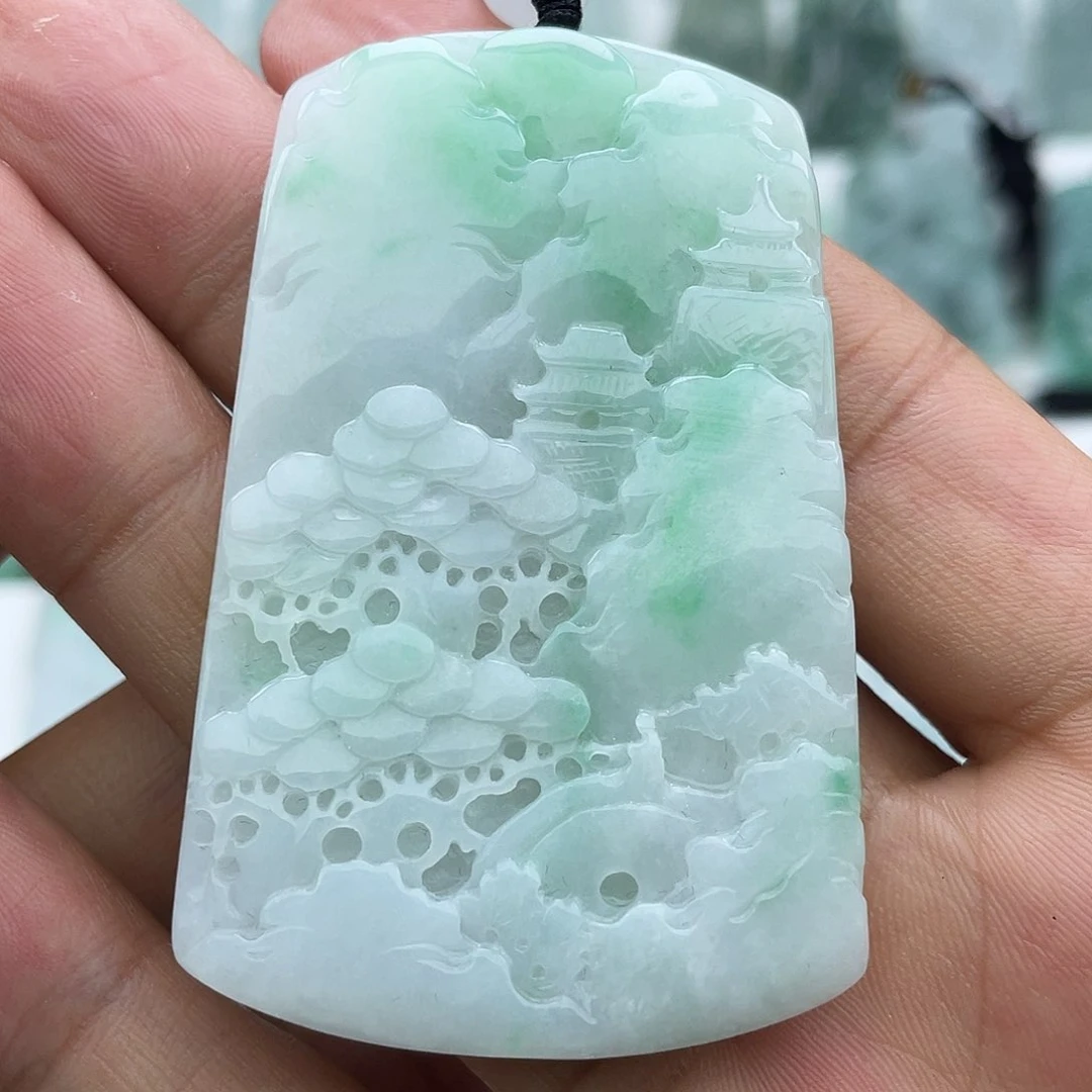颈饰未镶嵌翡翠翡翠