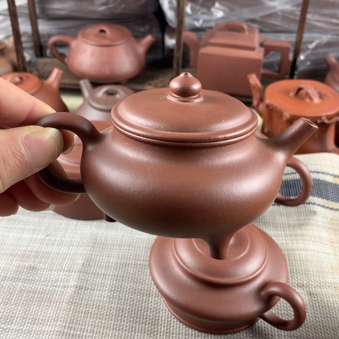 紫砂茶壶四号井底槽青