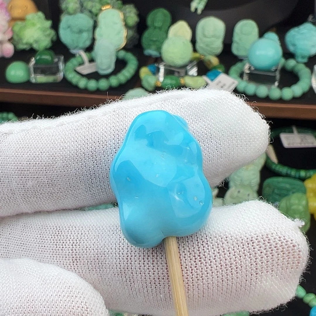 绿松石未镶嵌绿松石主播璐璐