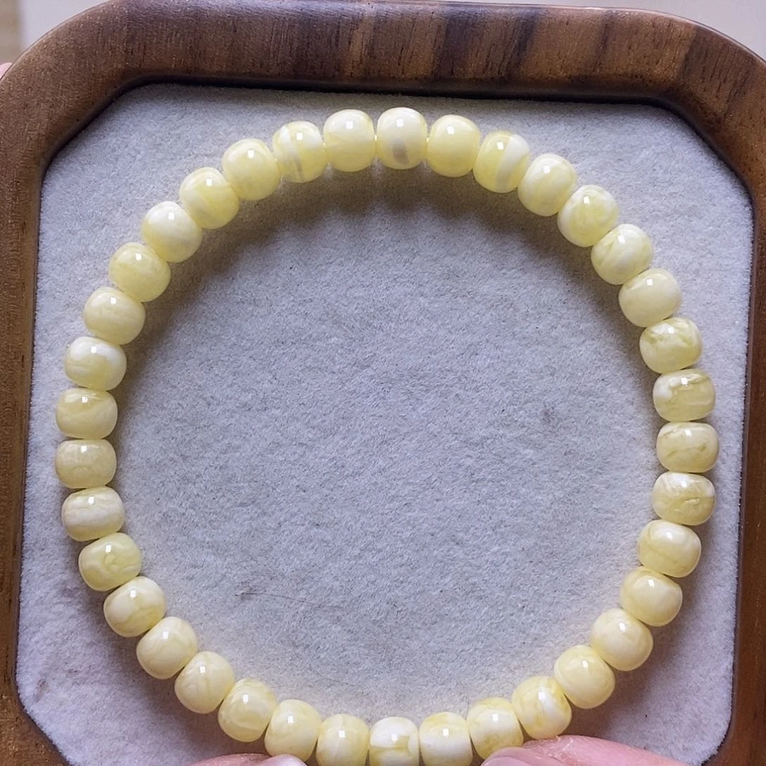 未镶嵌琥珀裸石蜜蜡手串