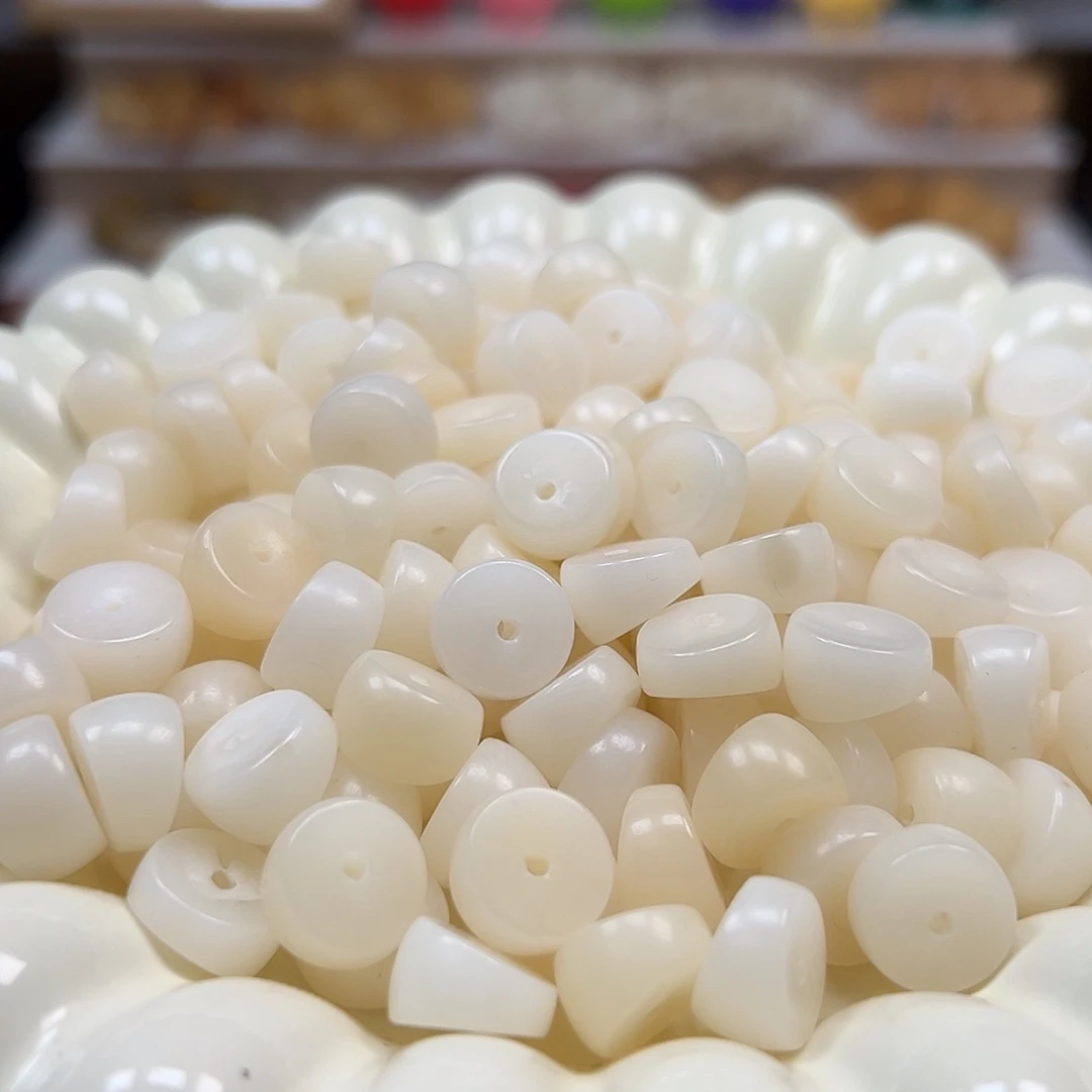 手串菩提根/象牙果微瑕卡12白大肠150颗