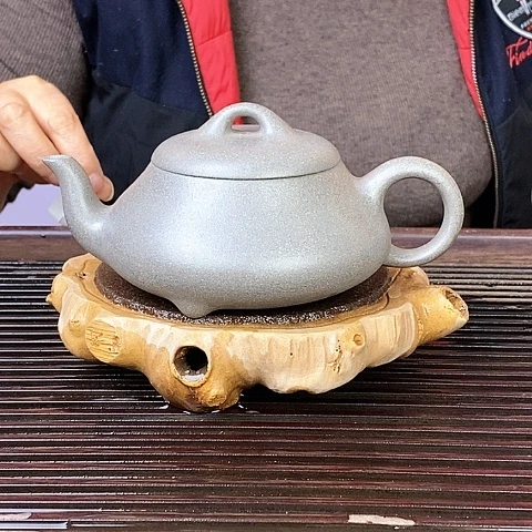 紫砂茶壶宜兴段泥280c c m