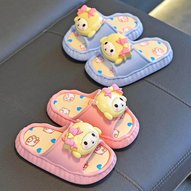 儿童凉拖鞋夏季新款女童卡通防滑软底中小童室内居家小孩宝宝拖鞋