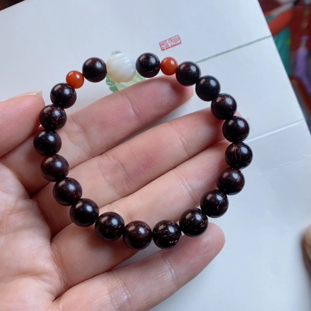 和田玉手链未镶嵌米达