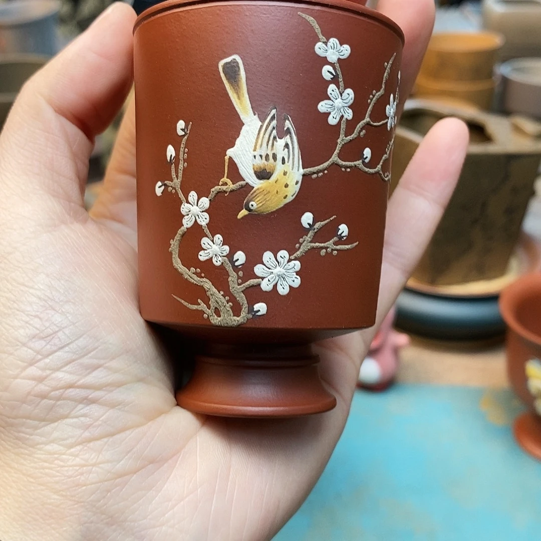 茶宠紫砂宜兴紫砂杯