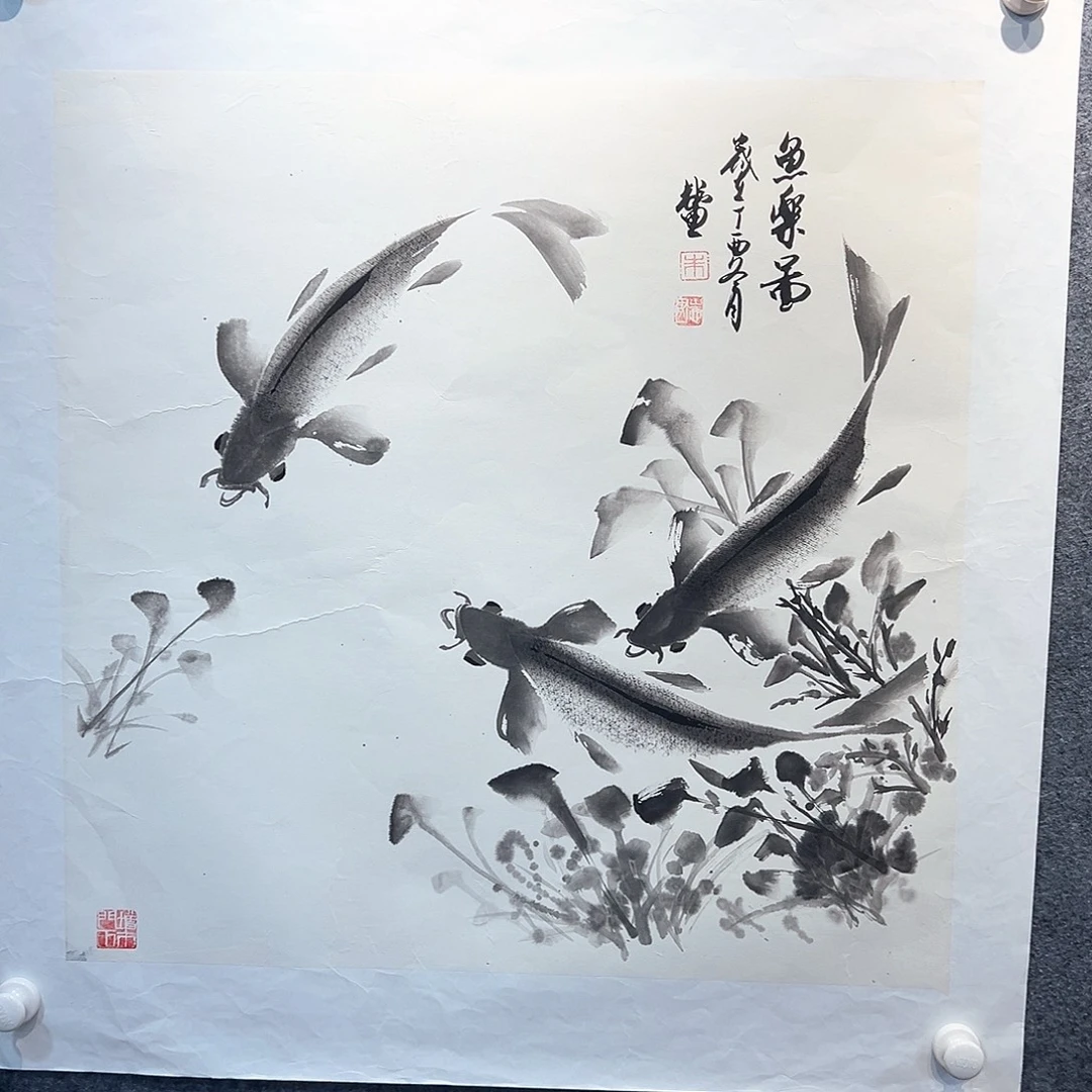 国画纯手绘系列画心