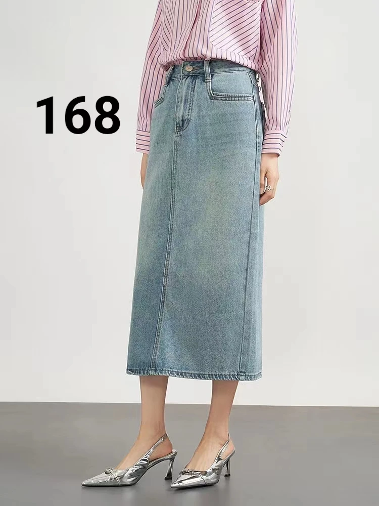 168夏季通勤黑色裙子时尚宽松高腰春季百褶百搭半身裙气质连衣裙