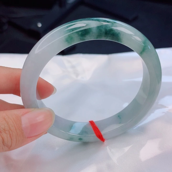 翡翠未镶嵌手镯57-58圈