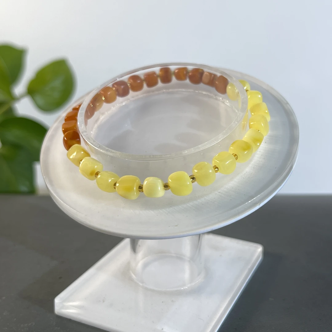 JYA05-07  蜜蜡-手串（含配饰）