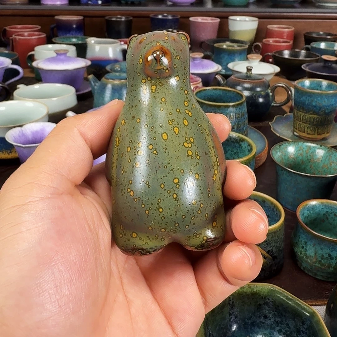 茶叶抹釉小熊福利