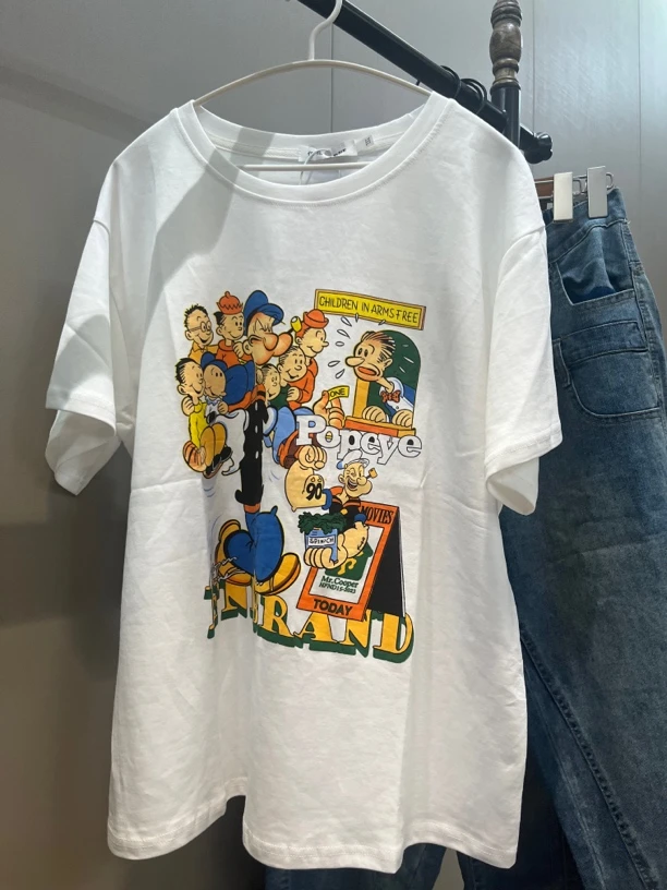 念一家春夏新款大力水手半袖T恤衫