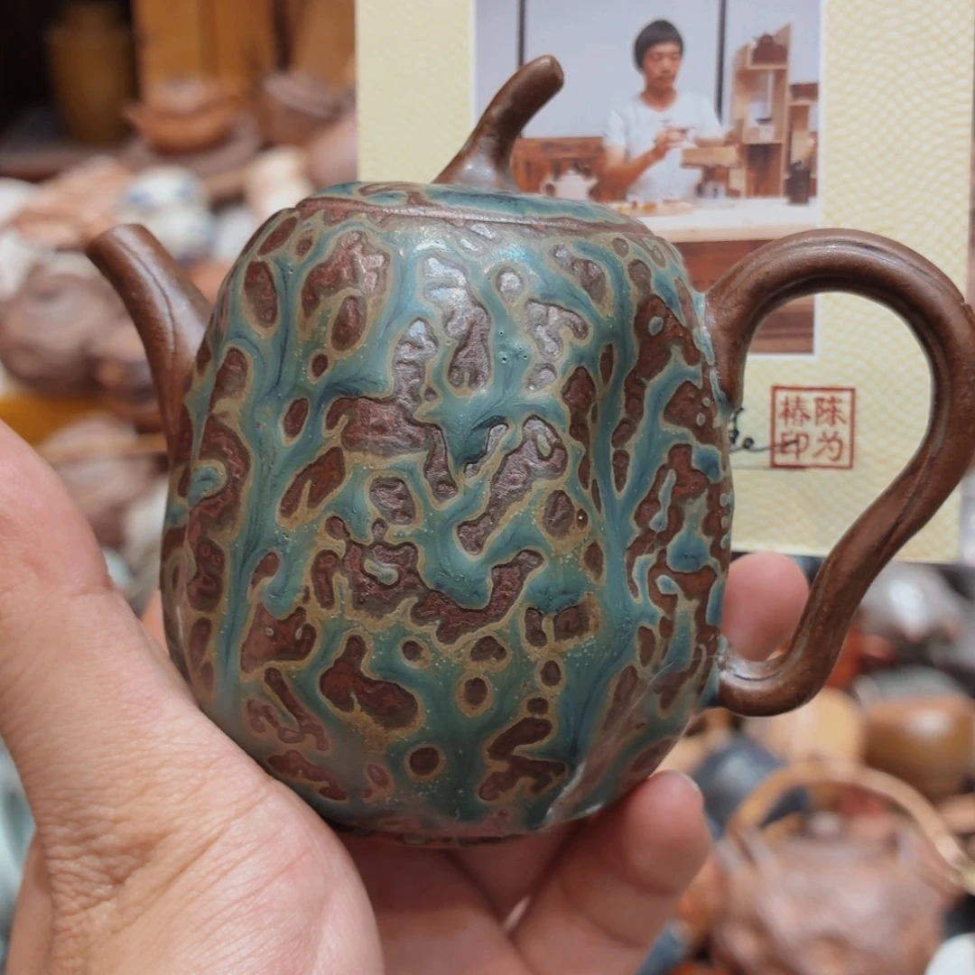 柴烧老岩泥高温茶器皿
