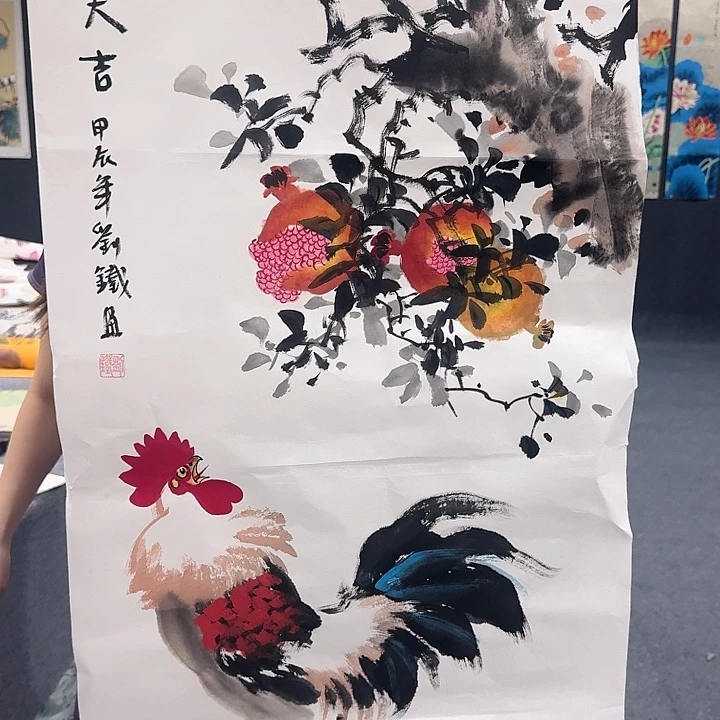 国画装饰年画巨巨巨好看