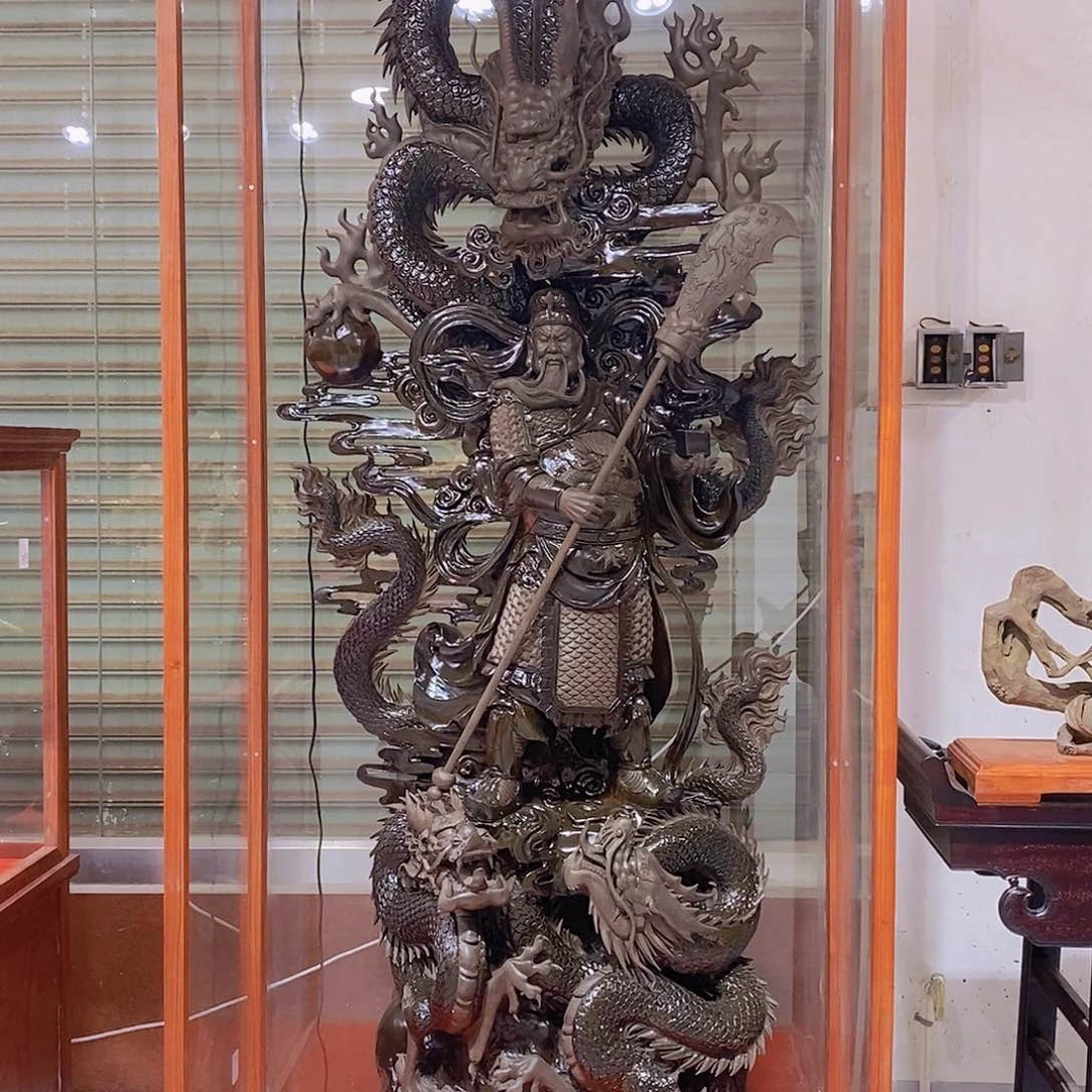 阴沉木云***出阴沉乌木摆件