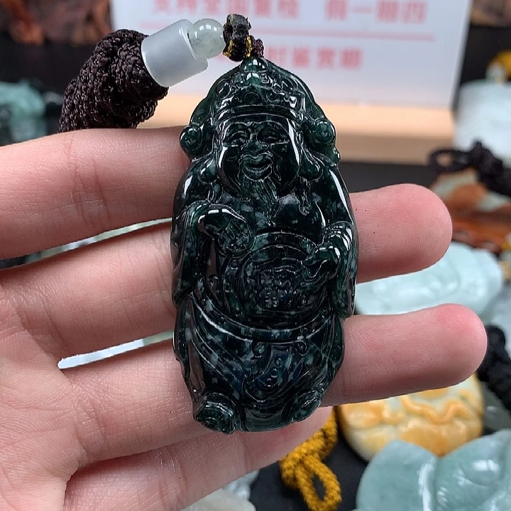 翡翠未镶嵌颈饰天然保真a货