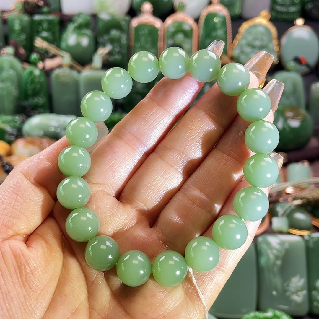 和田玉手串未镶嵌