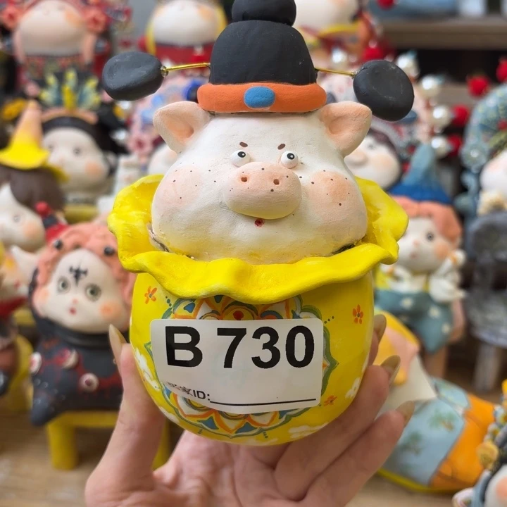 哈****摆件手揉陶艺摆件