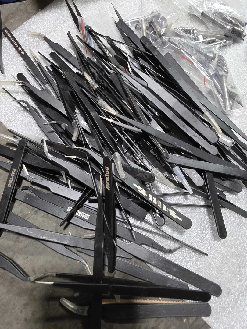 黑色超硬精密镊子3根