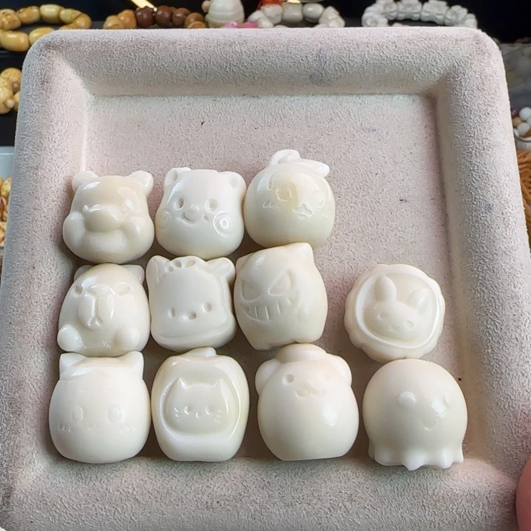 吊坠菩提根/象牙果微瑕牙果11颗混组合4
