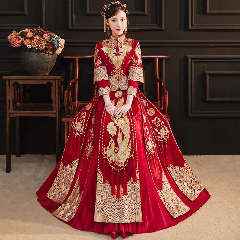 秀禾服新娘结婚中式嫁衣