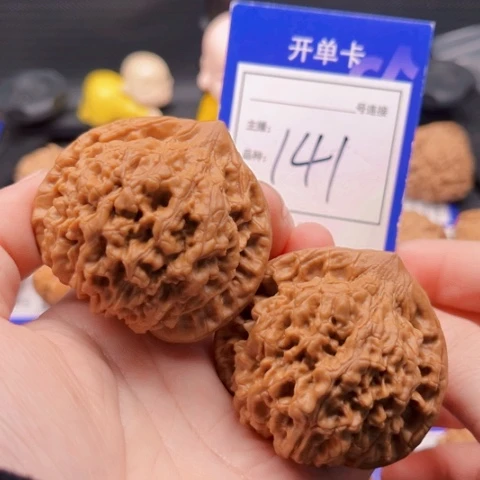 文玩核桃把件51官帽 141