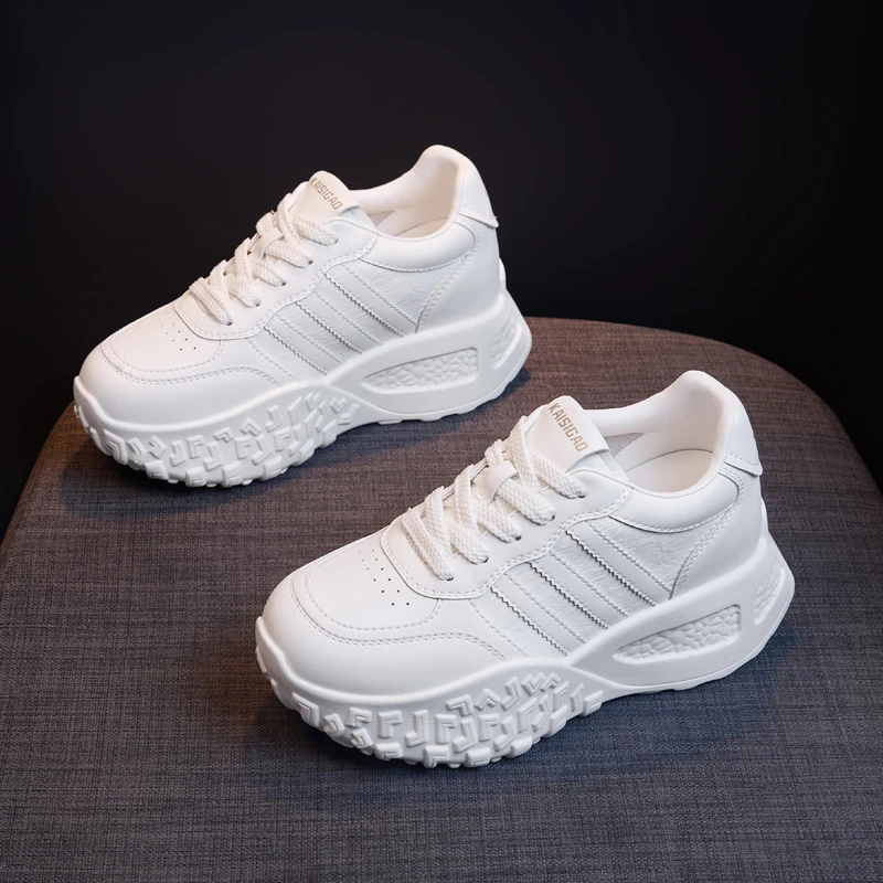 爆款增高厚底德训鞋女款2025秋季新款鞋子百搭运动休闲老爹鞋爆款