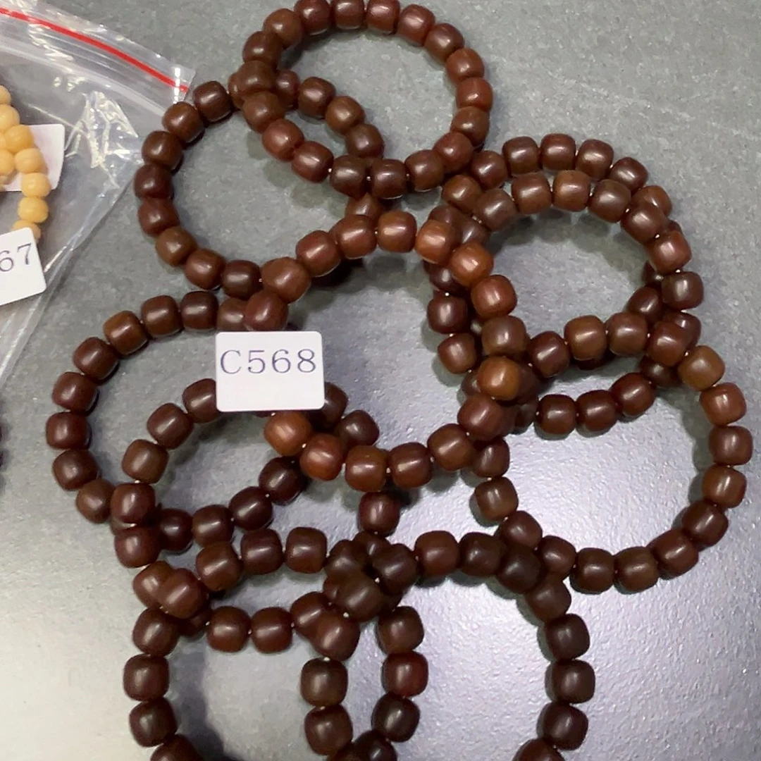 菩提根/象牙果手串C568卡14干磨