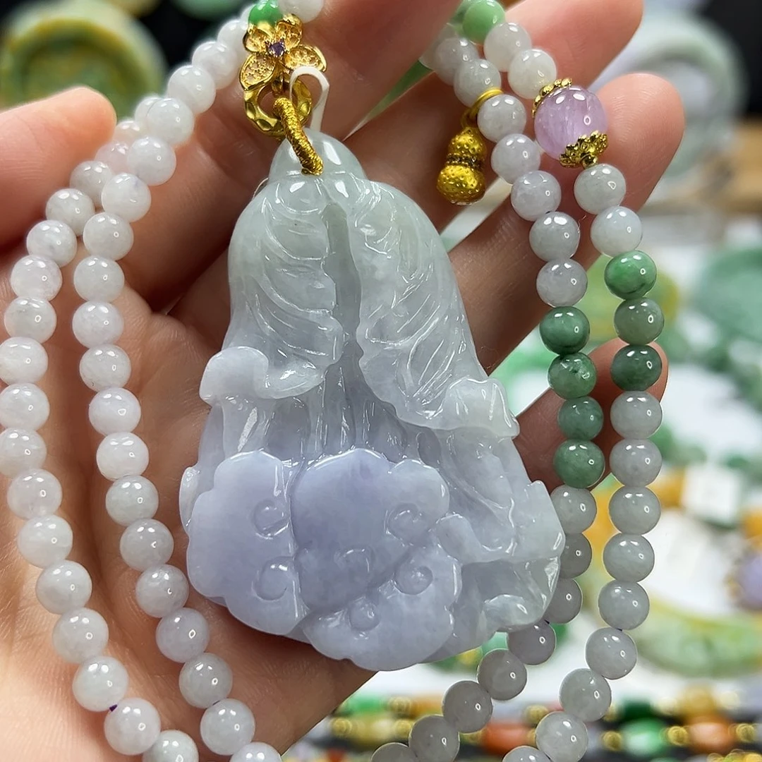 翡翠未镶嵌颈饰吊坠