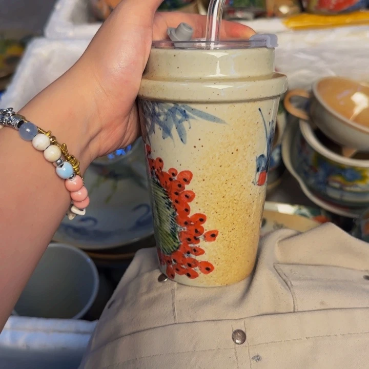 瓷片景德镇陶瓷手工手绘