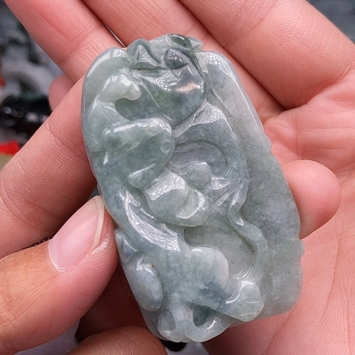 未镶嵌挂件翡翠翡翠