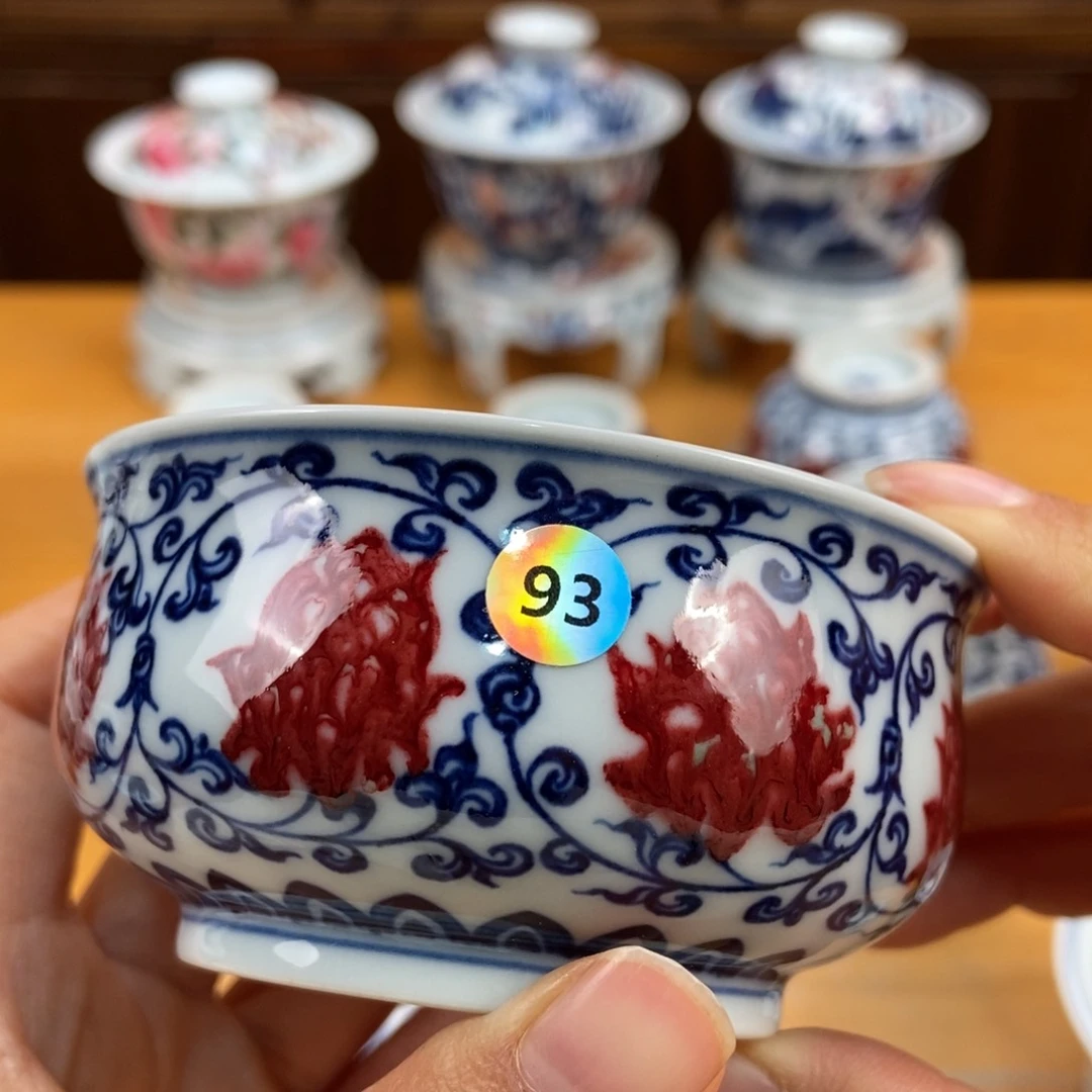 手绘现代茶具非古董