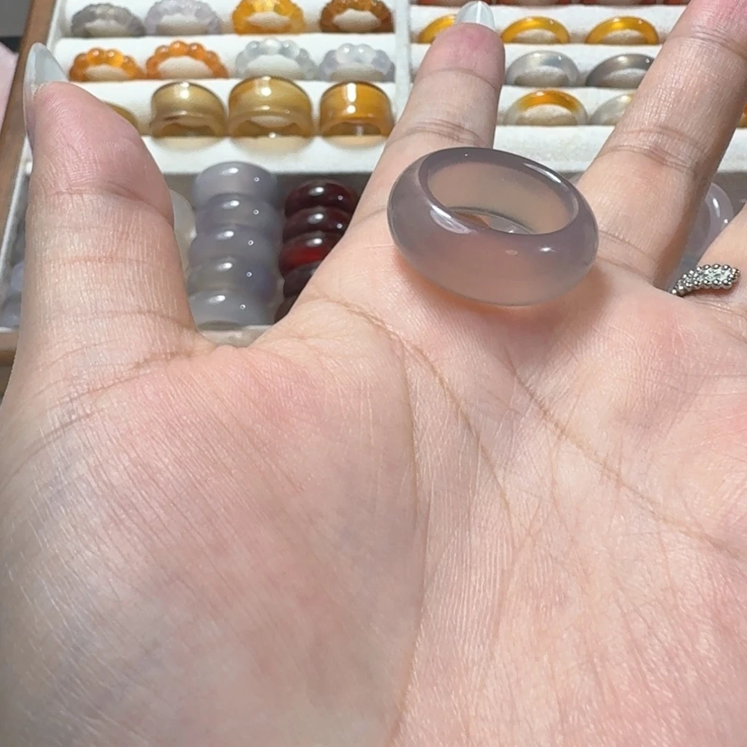 合金戒指玛瑙/玉髓157港17