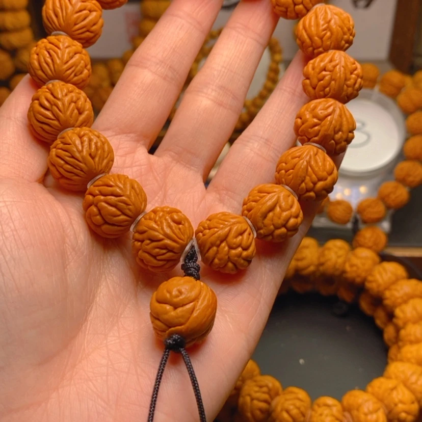 【闪购商品】桃核手串龙文桃核