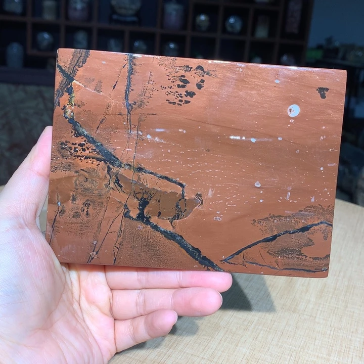 广西国画石摆件，观赏收藏