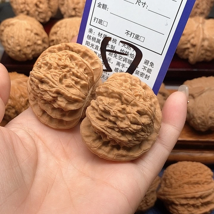 桃核吊坠白狮子头45