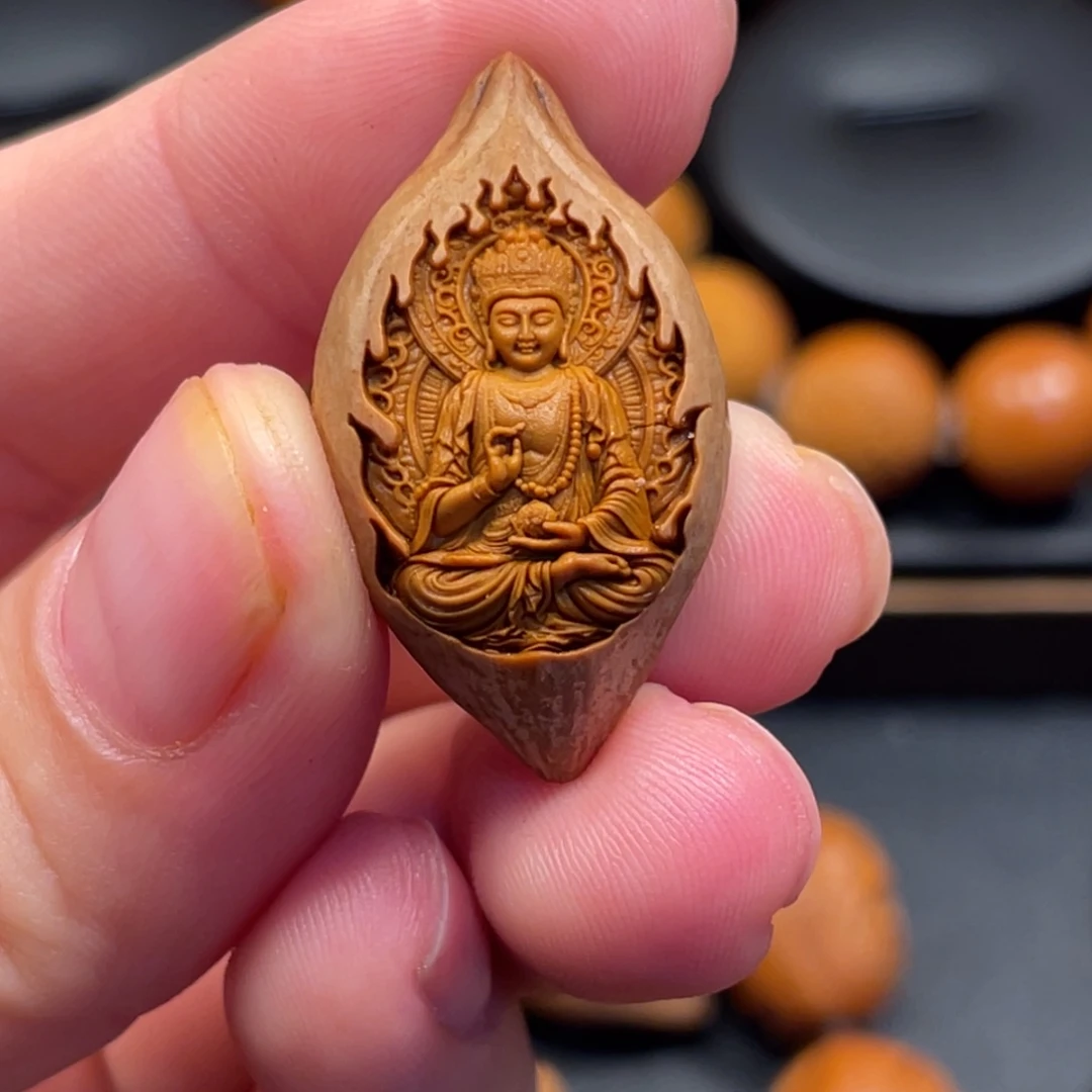 手串/手链橄榄核文殊菩傻单籽