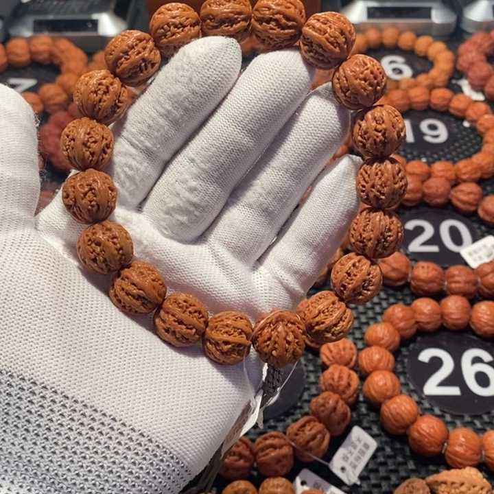 文玩核桃手串小*子核桃手串1.6尺寸全品