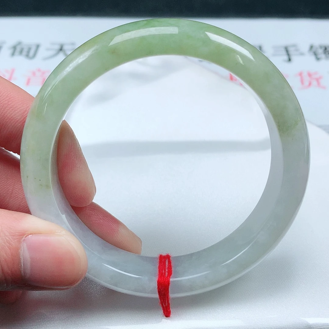 翡翠手镯未镶嵌圈55