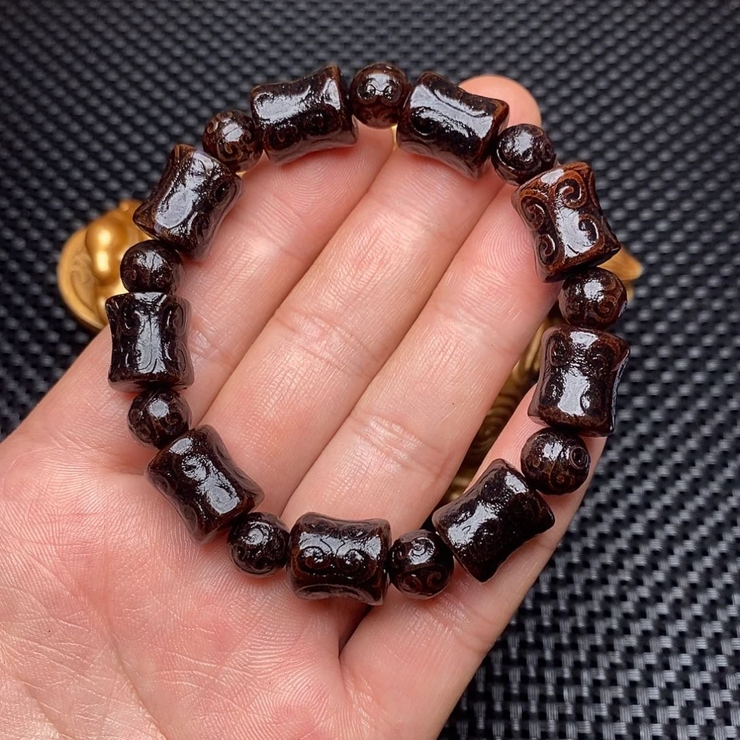 喜***降玛瑙/玉髓未镶嵌手链