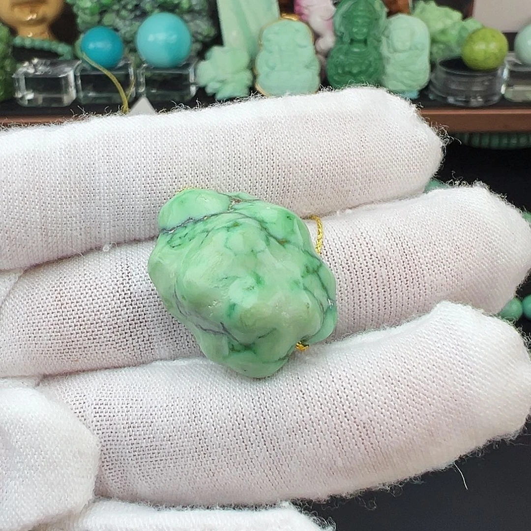 绿松石未镶嵌绿松石主播璐璐