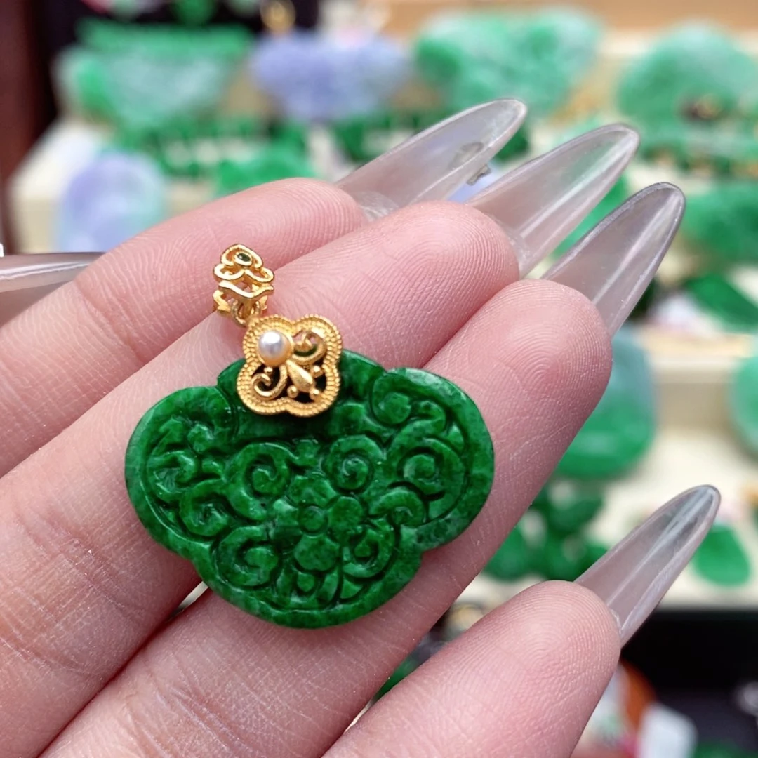 颈饰未镶嵌翡翠翡翠吊坠