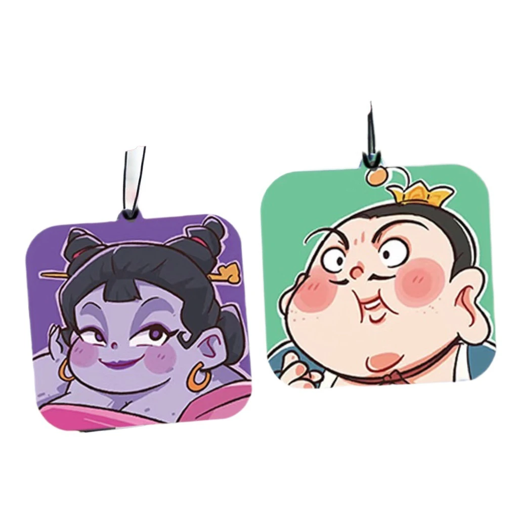 现货秒发【车内】哪吒2魔童闹海藕饼香片车载持久留香挂件除异味