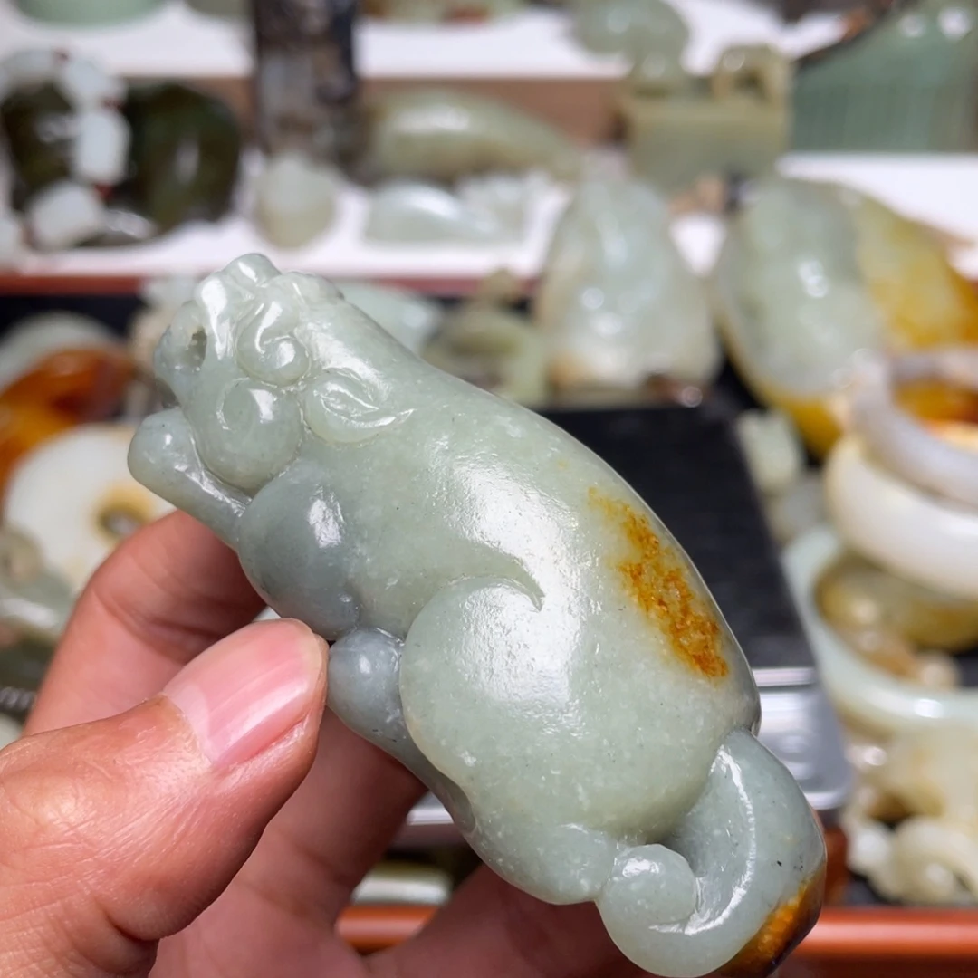 南***阁未镶嵌和田玉挂件
