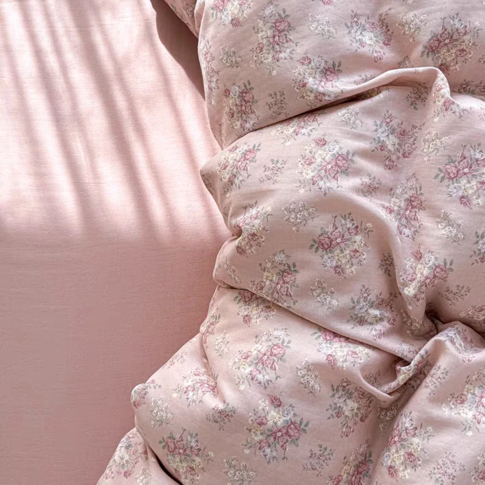 春季新款【新疆包邮】全棉高支高密 标准（加大）四件套1.8 2.0床（多）