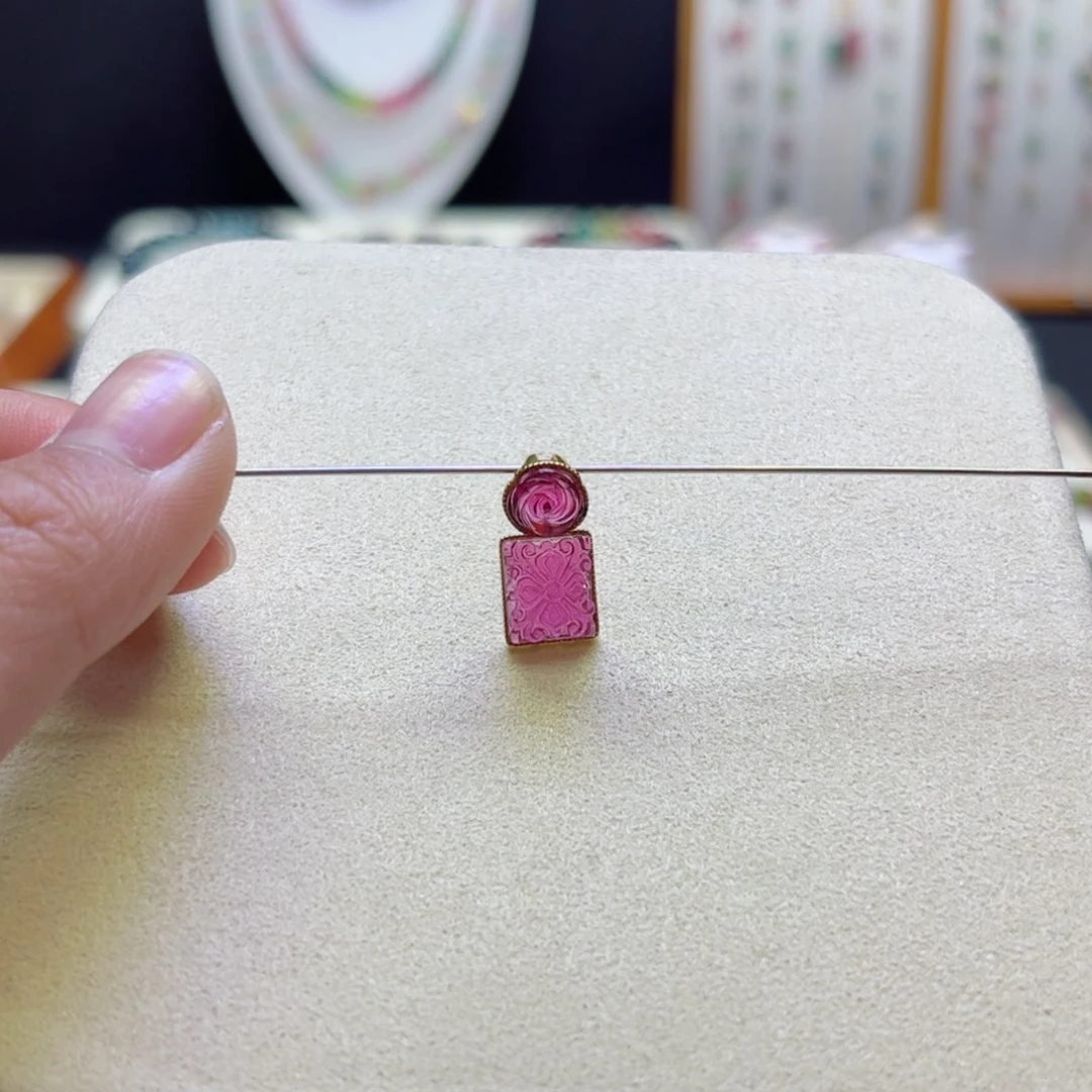 未镶嵌吊坠(不含链)碧玺粉***桶