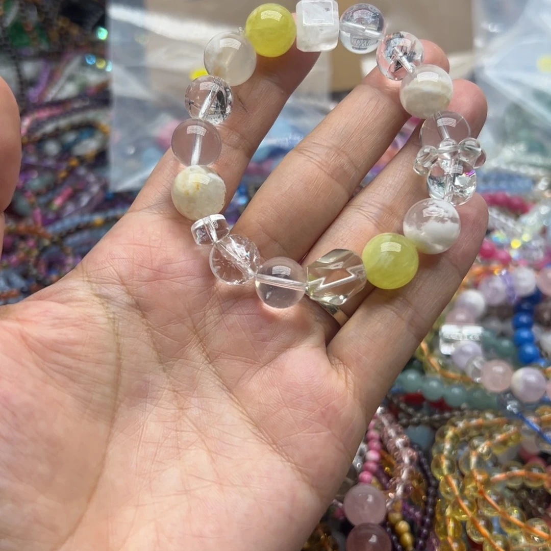 未镶嵌手链烟晶多宝